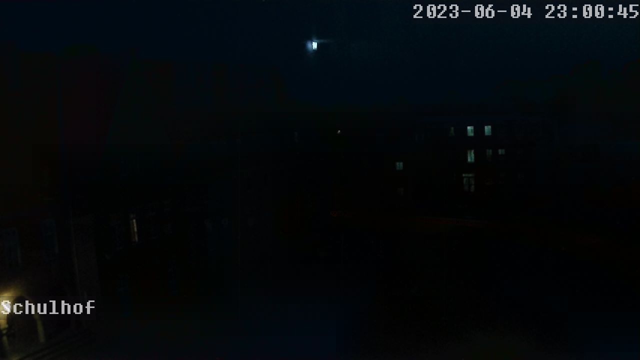 Webcam Schulhof 23:00