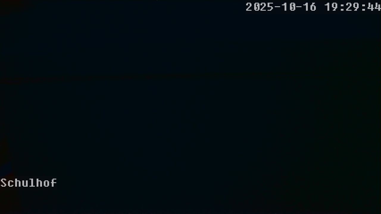 Webcam Schulhof 19:29