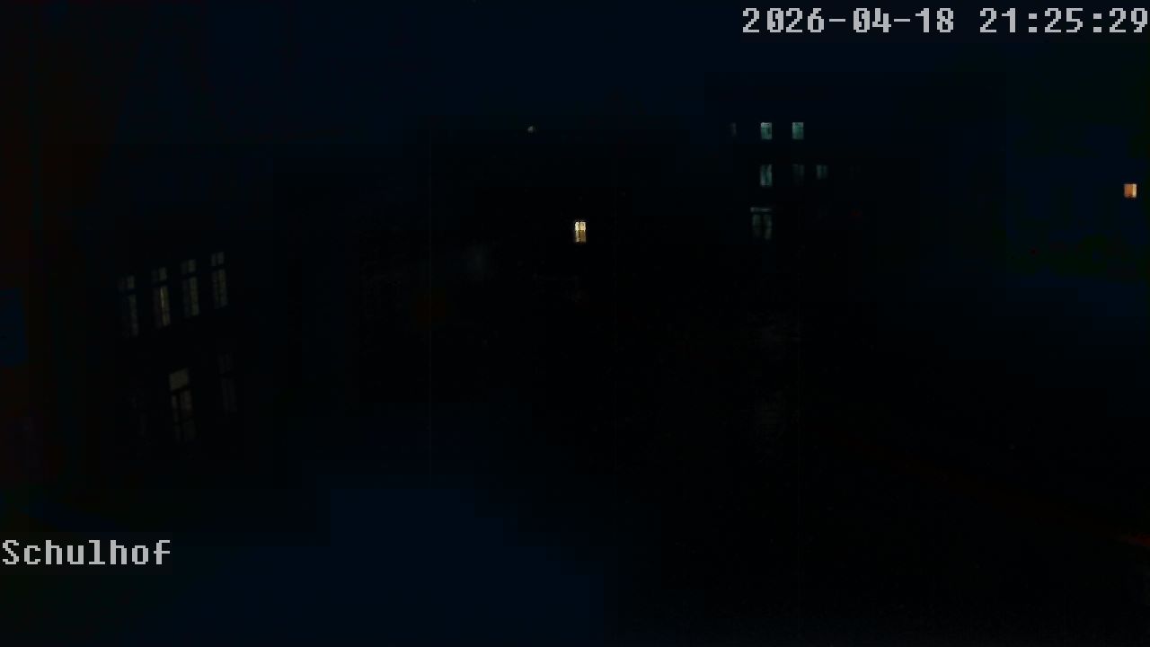 Webcam Schulhof 21:25