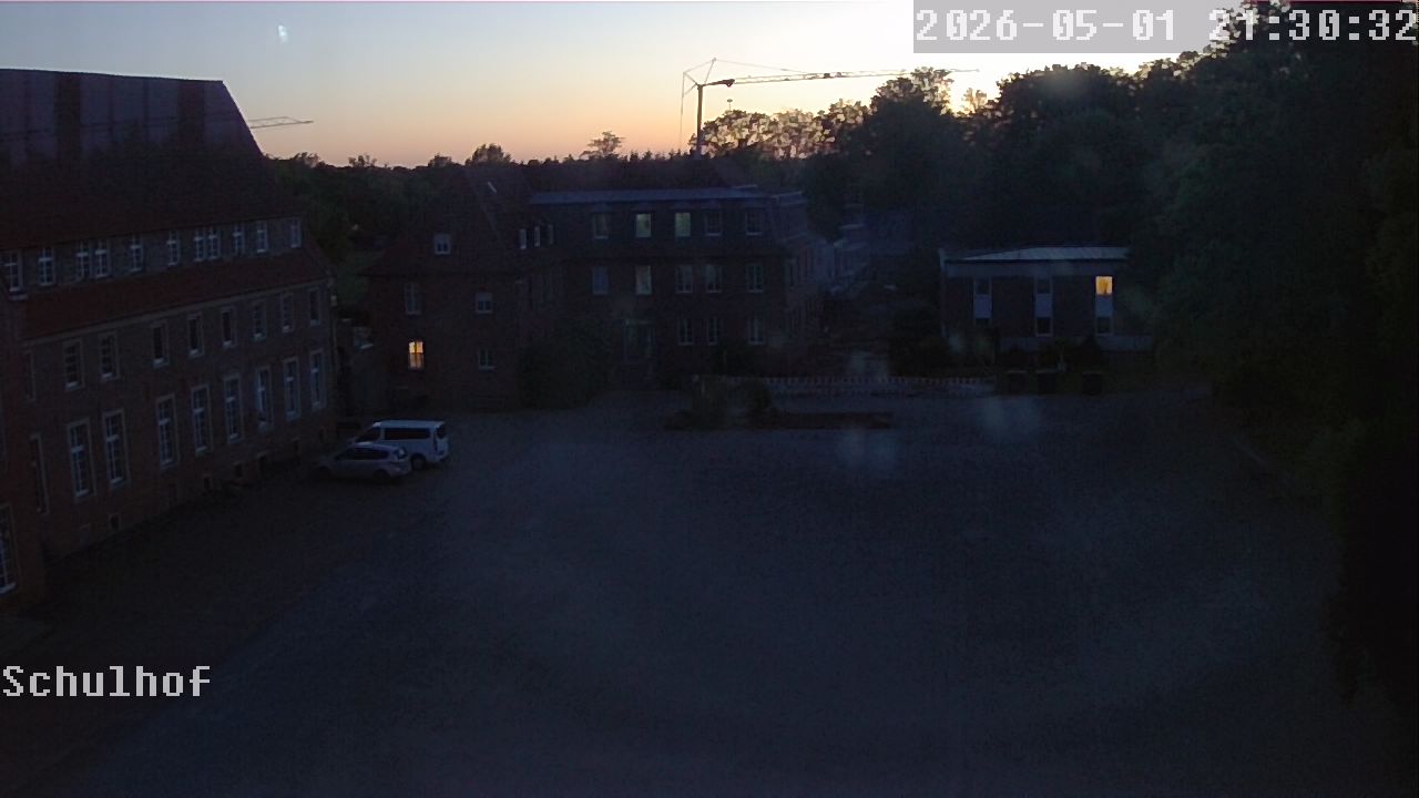 Webcam Schulhof 21:30