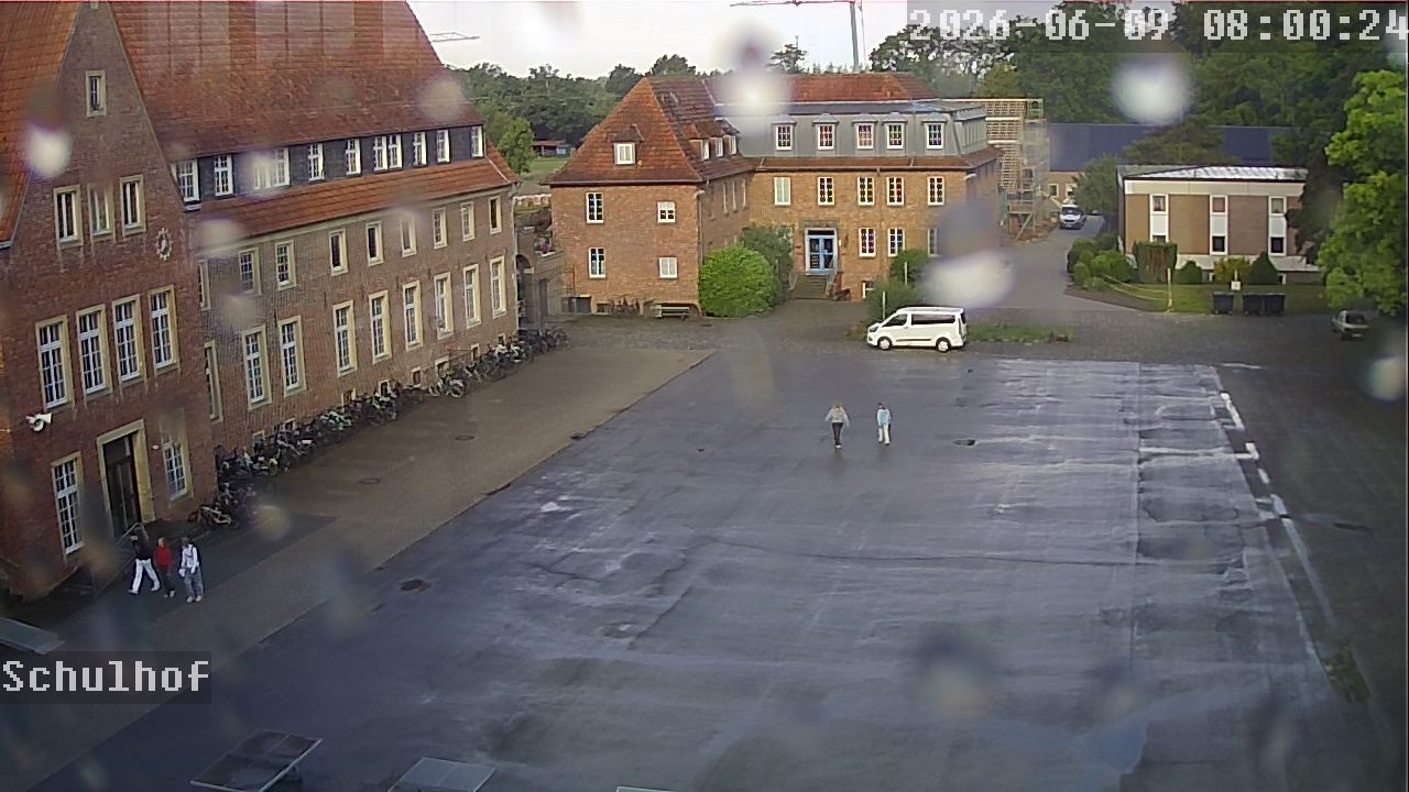 Webcam Schulhof 08:00