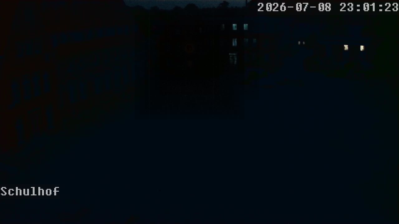 Webcam Schulhof 23:01