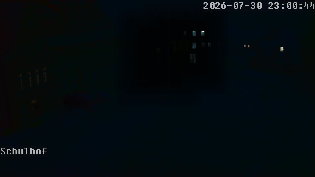 Webcam Schulhof 23:00