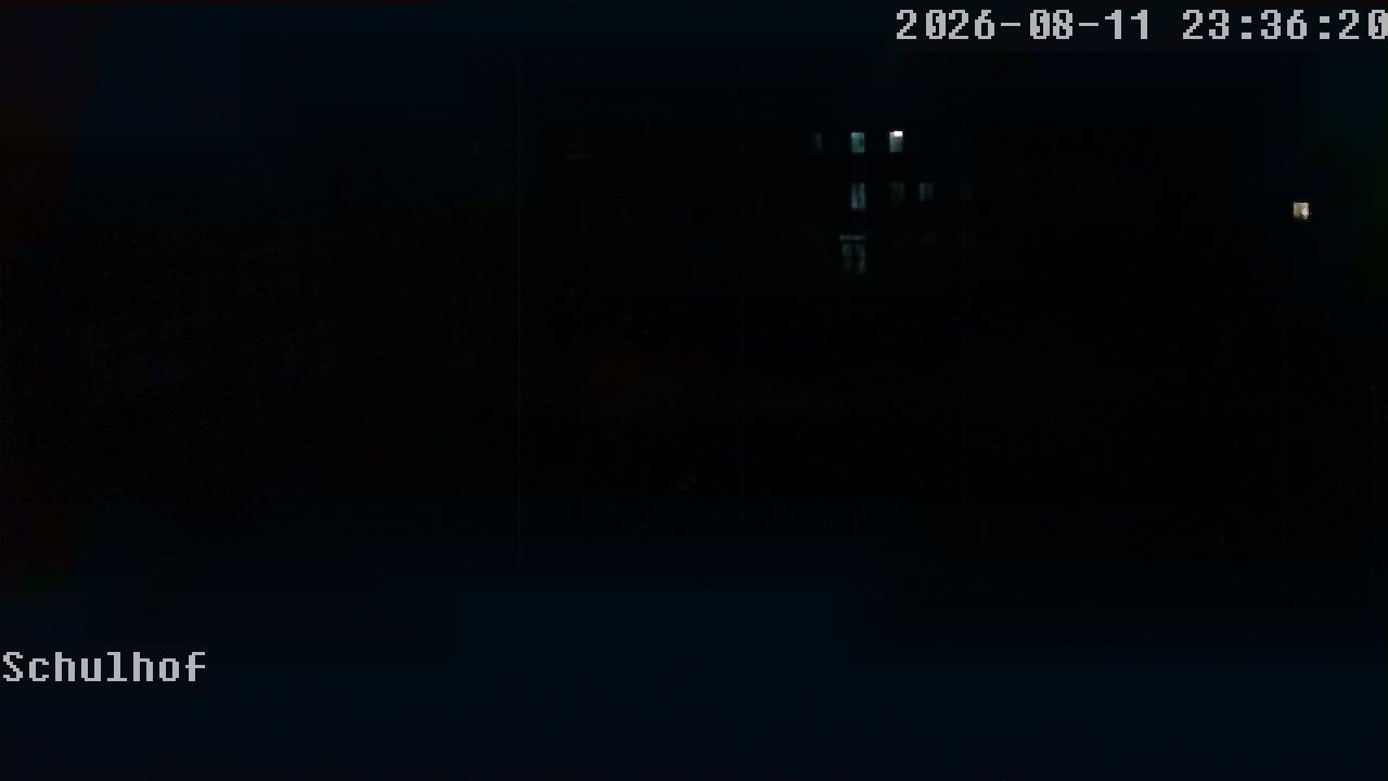 Webcam Schulhof 23:36