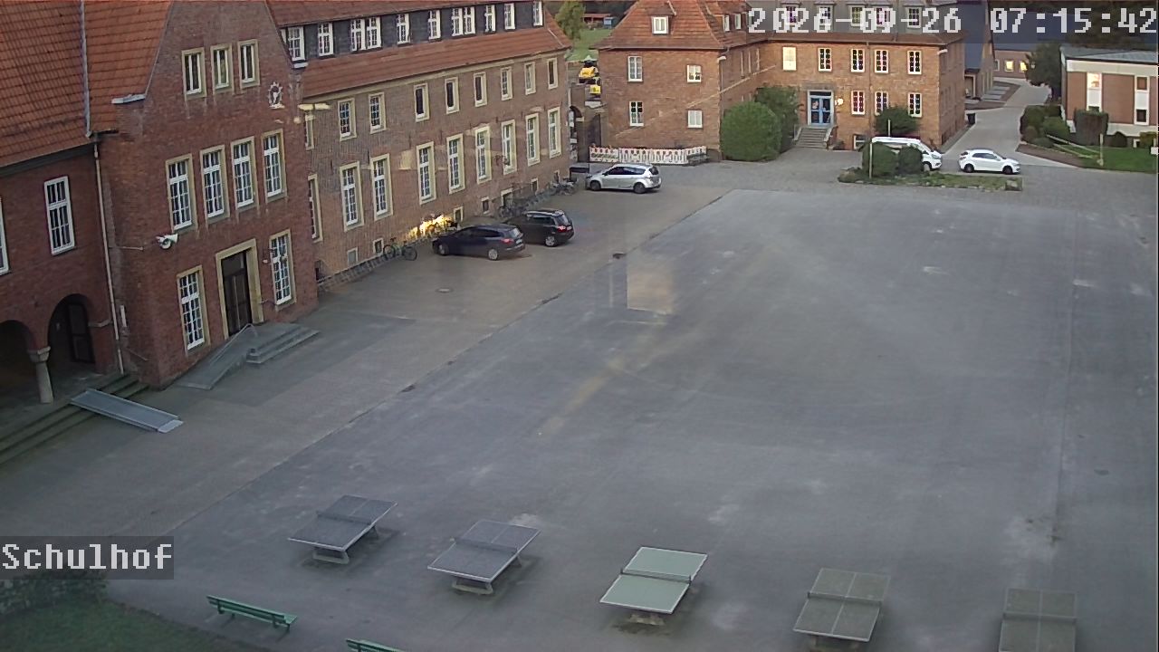 Webcam Schulhof 07:15