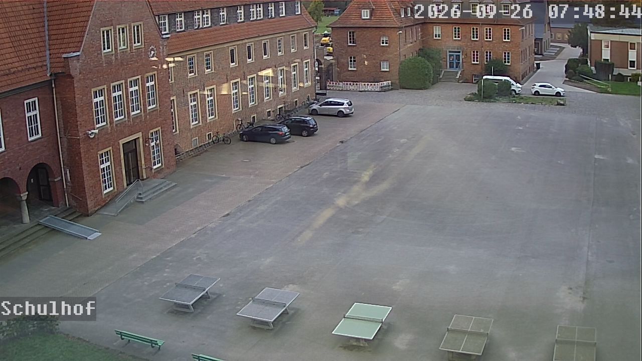 Webcam Schulhof 07:48