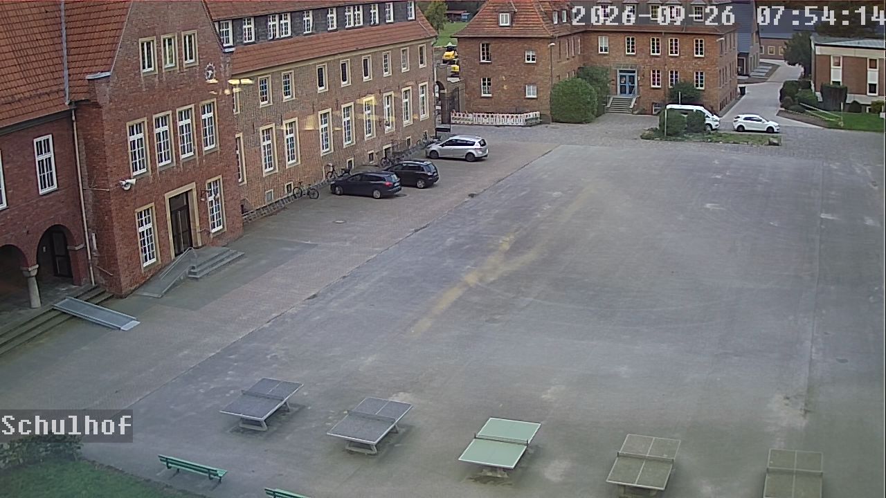 Webcam Schulhof 07:54