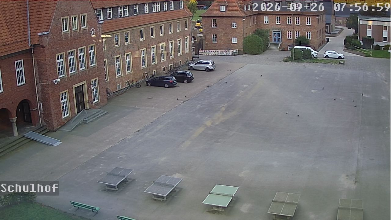Webcam Schulhof 07:57