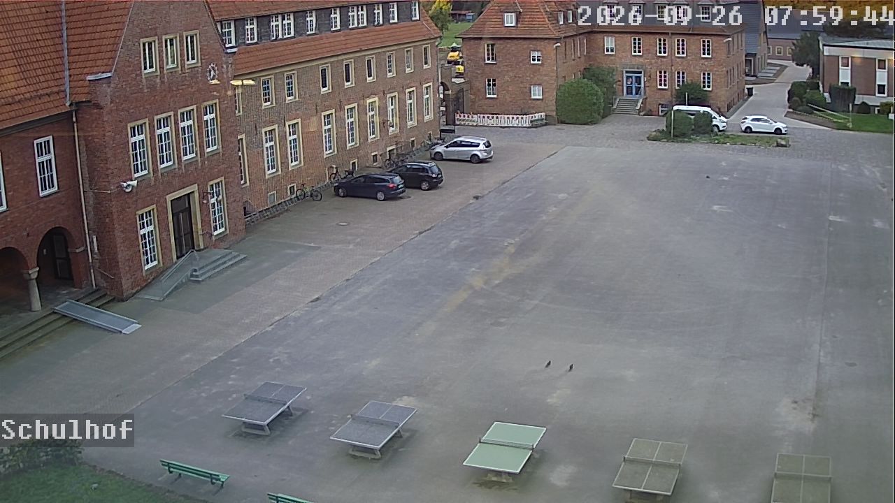 Webcam Schulhof 07:59