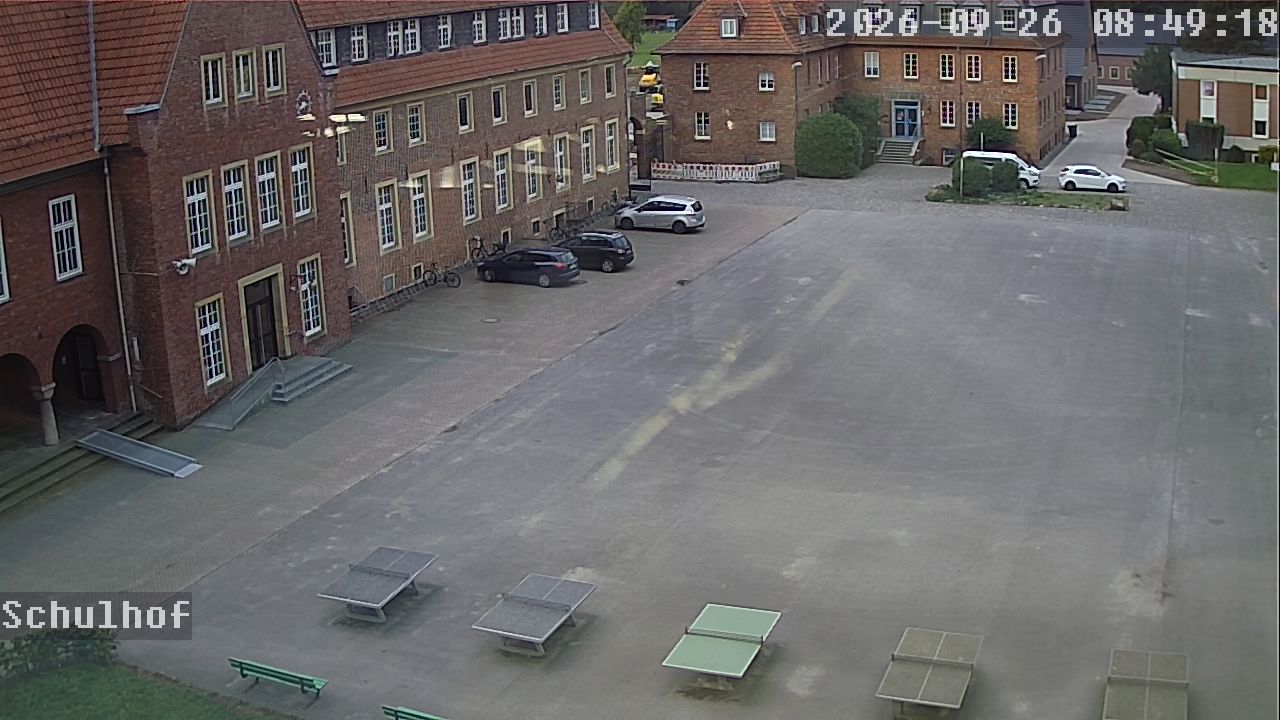 Webcam Schulhof 08:49