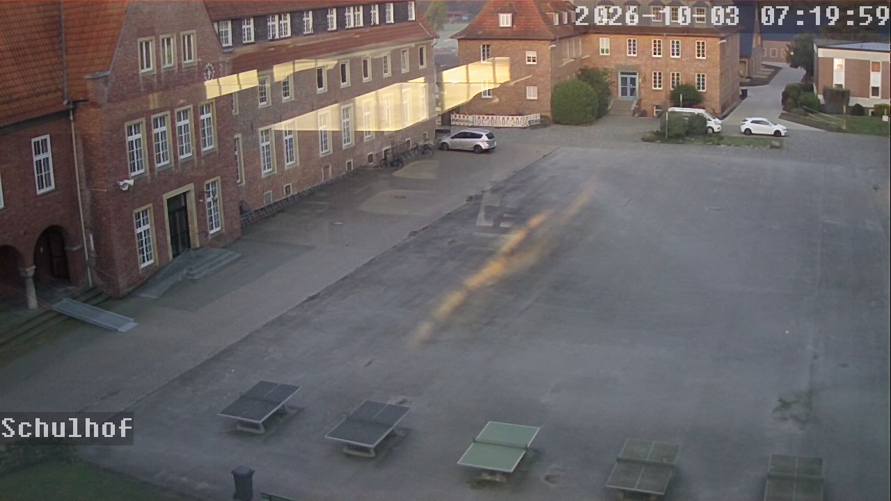 Webcam Schulhof 07:20