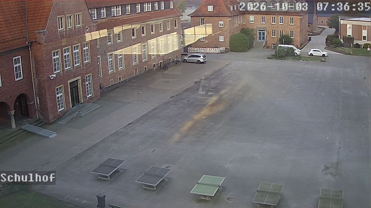 Webcam Schulhof 07:36