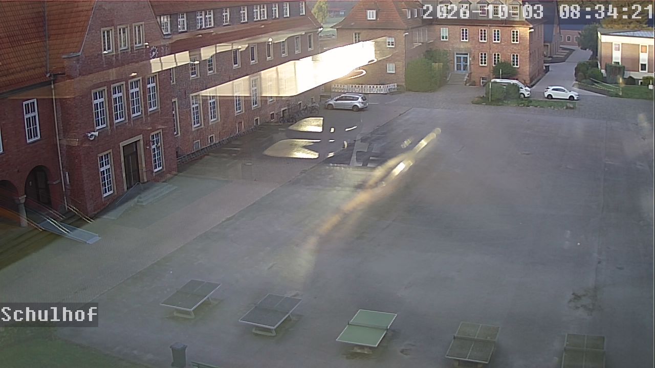 Webcam Schulhof 08:34