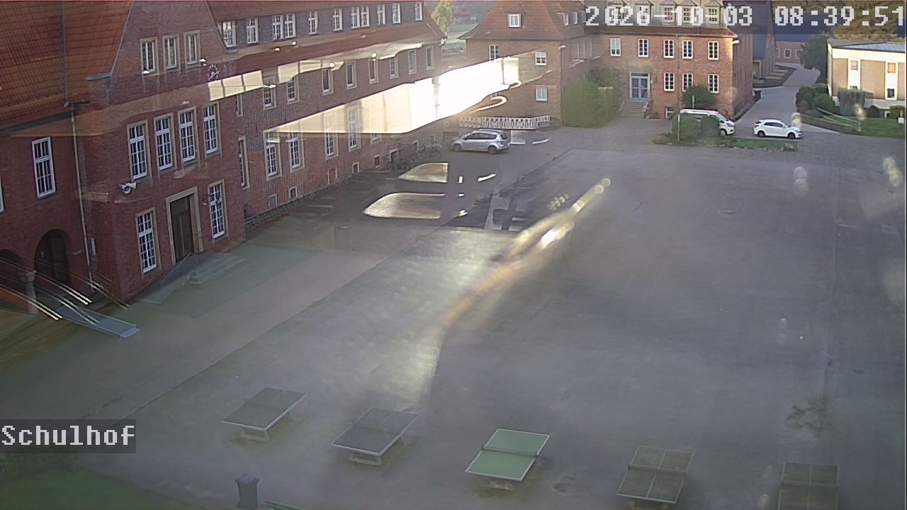 Webcam Schulhof 08:39