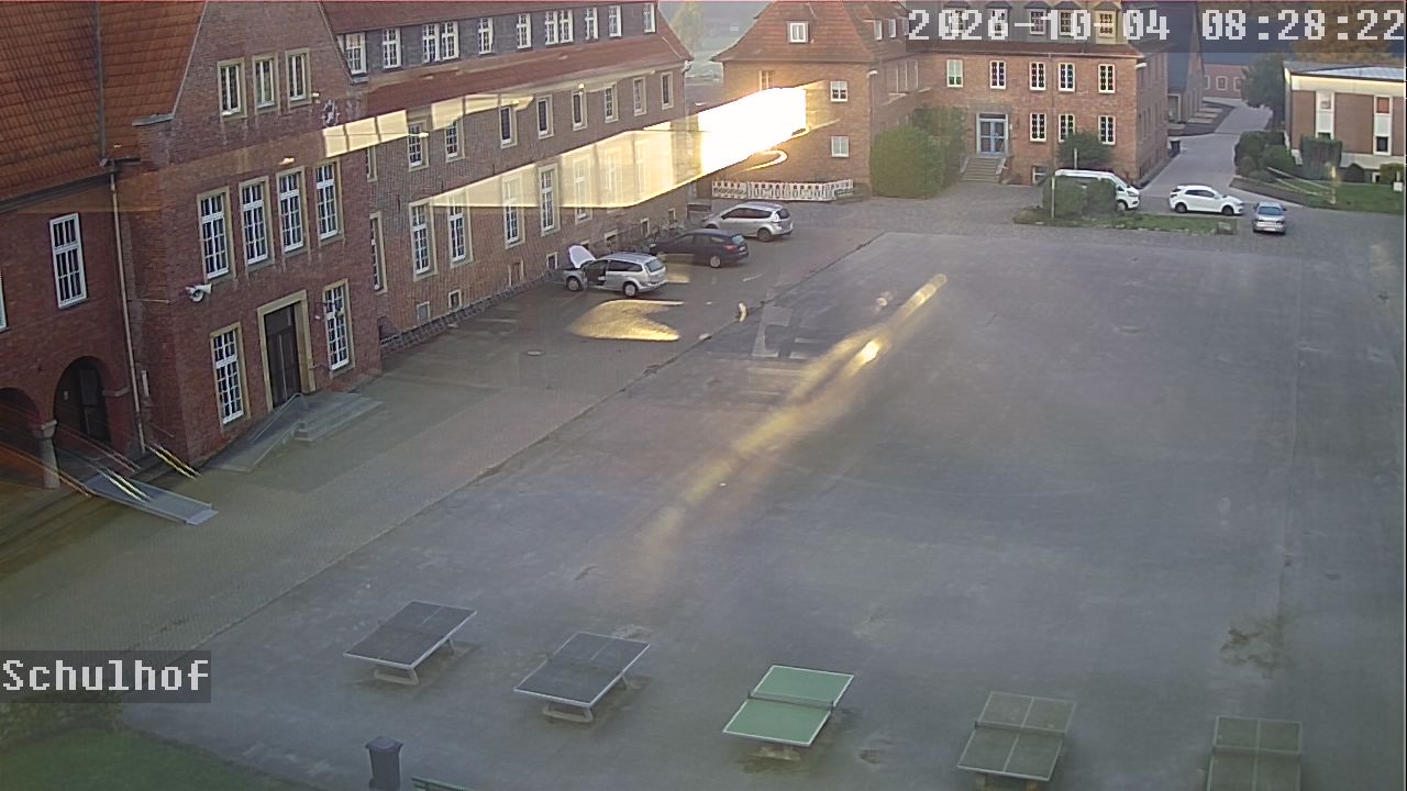 Webcam Schulhof 08:28