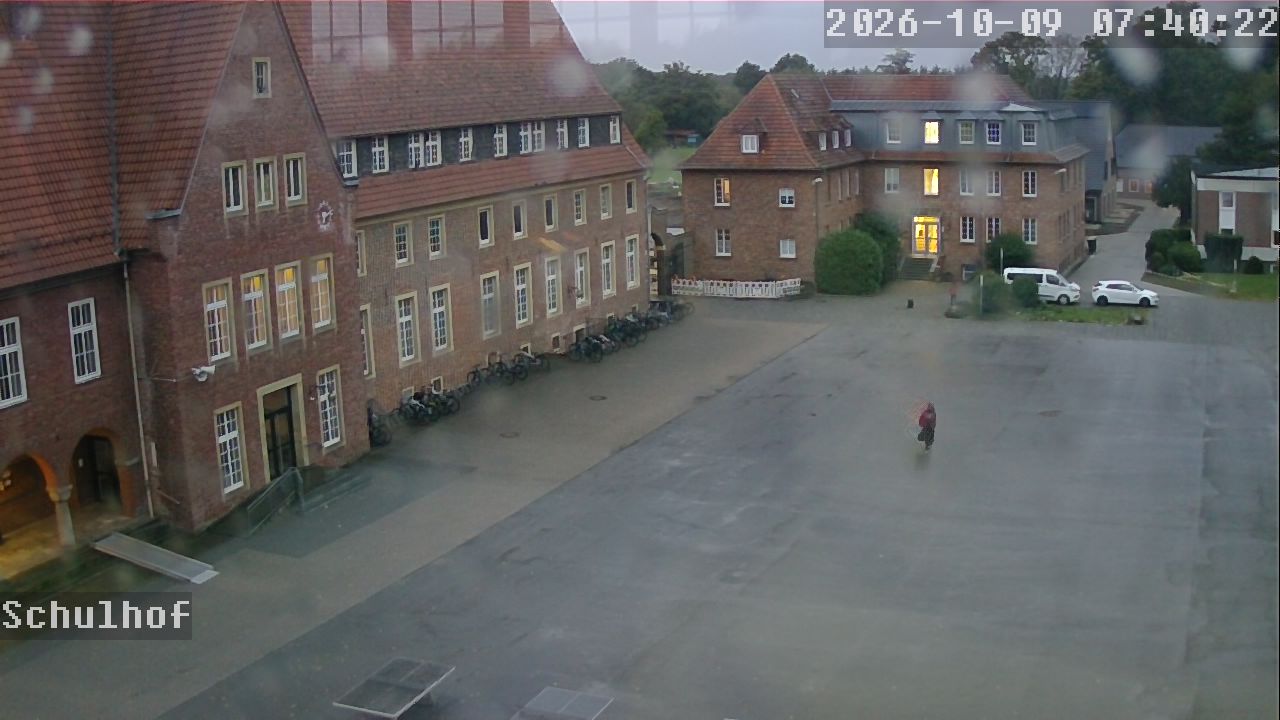 Webcam Schulhof 07:40